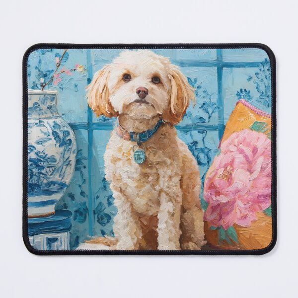 Item preview, Preppy Multipoo in blue chinoiserie room designed and sold by SophieClimaArt.