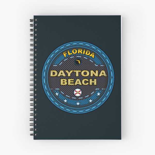 Artikelvorschau, Daytona Beach, Florida (FL), blauer Ziernäht-Effekt entworfen und verkauft von studioss76.