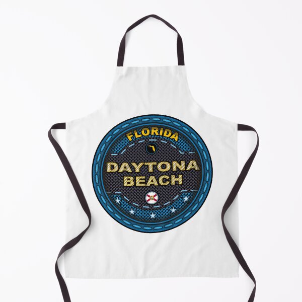 Item preview, Daytona Beach Florida FL stitching effect blue designed and sold by studioss76.