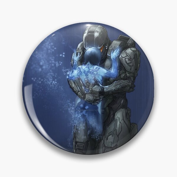 Item preview, Master chief and cortana designed and sold by CustomThoughts.