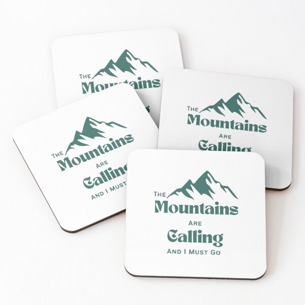 Item preview, The Mountains Are Calling and I Must Go designed and sold by Inkworksbyshery.