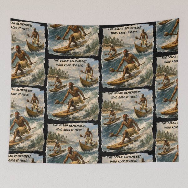Item preview, The Ocean Remembers Who Rode It First. designed and sold by Zubonkey.