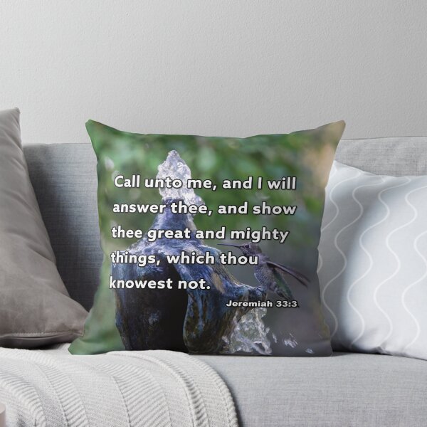Item preview, Jeremiah 33:3 Call unto me Hummingbird photograph designed and sold by InsprtnlArtbyDP.