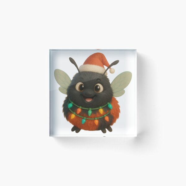 Item preview, Christmas Red Tailed Cuckoo Bumblebee designed and sold by Sillytoe.