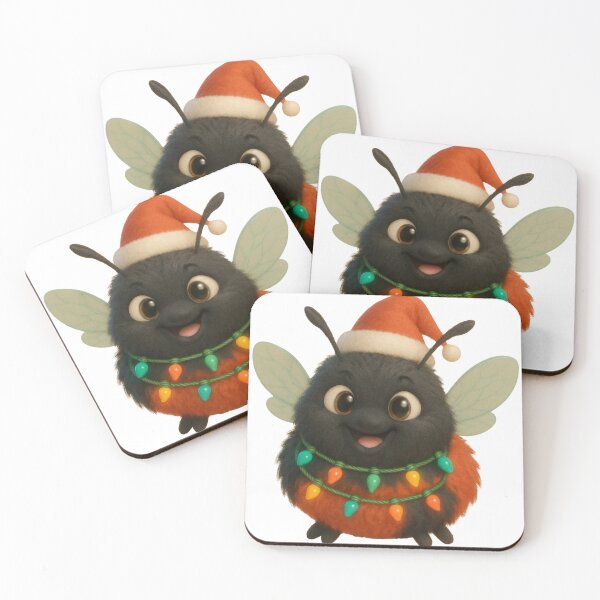 Item preview, Christmas Red Tailed Cuckoo Bumblebee designed and sold by Sillytoe.
