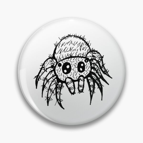 Item preview, Greyscale Tattoo Style Jumping Spider designed and sold by KayTurtless.