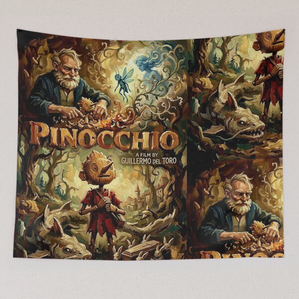 Item preview, A Puppet’s Prayer: Stylized Italian Folklore Fine Art  designed and sold by Art's Diner.