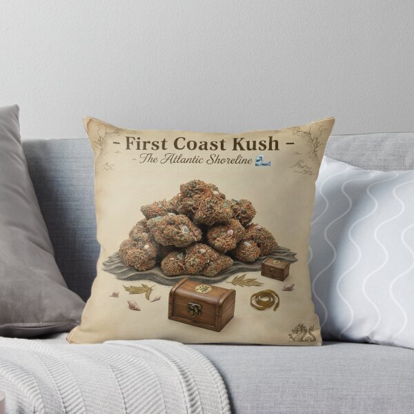 Item preview, FIRST COAST KUSH: THE COASTAL TITAN | VINTAGE BOTANICAL ARCHIVE POSTER designed and sold by The Cannabis Chronicles.
