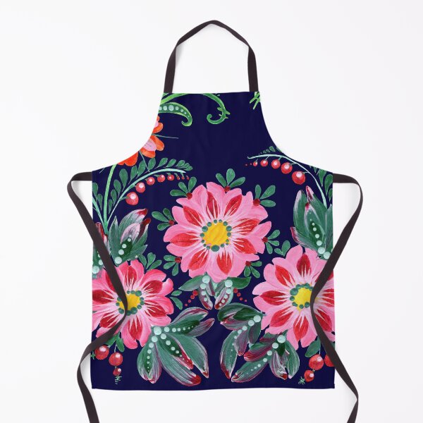 Item preview, Bbouquet of red flowers, Ukraine art, Petrykivka style, author's drawing designed and sold by Sunflower-7.