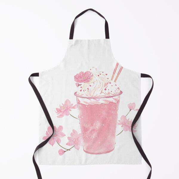 Item preview, Cute Milkshake Aesthetic Design – Kawaii Pink Dessert Illustration designed and sold by Shazaria123.