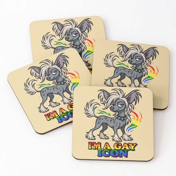 Item preview, Chinese Crested Dog “I’m a Gay Icon” designed and sold by Ghost on Toast.