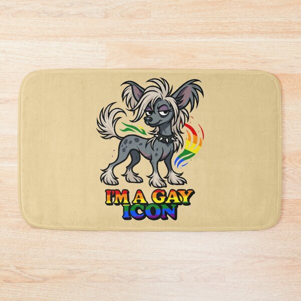 Item preview, Chinese Crested Dog “I’m a Gay Icon” designed and sold by Ghost on Toast.