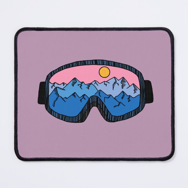 Item preview, Blue and pink Ski Goggles designed and sold by 3blondegirls.