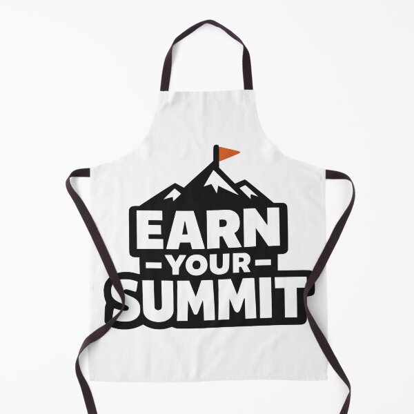 Item preview, Earn Your Summit Bold Mountain Motivational Typography Graphic designed and sold by FunFitLife Studio.
