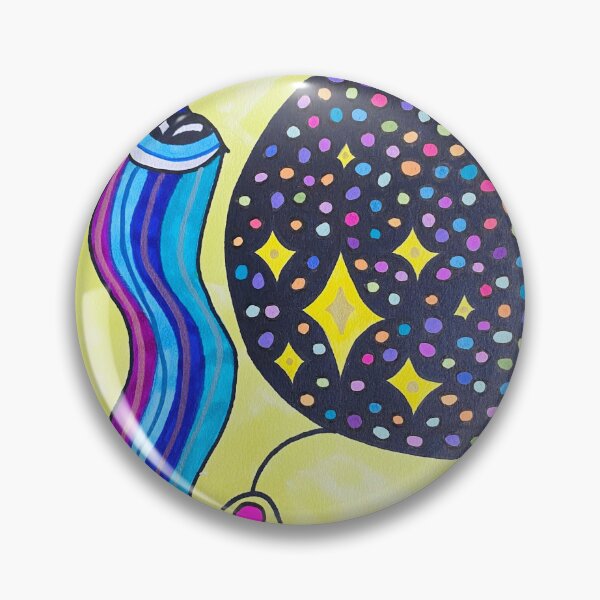 Item preview, Trippy Crescent Moon Crying Rainbow Tears designed and sold by artbyalette.
