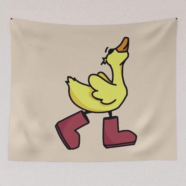 Item preview, Duck wearing red boots designed and sold by itz-hazza.
