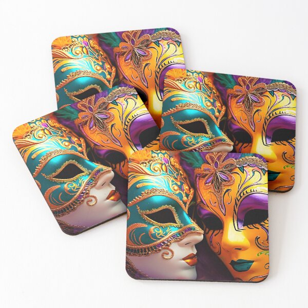 Item preview, Mardi Gras Masquerade Ball Colorful, Vibrant Masks Designs designed and sold by DEC02.