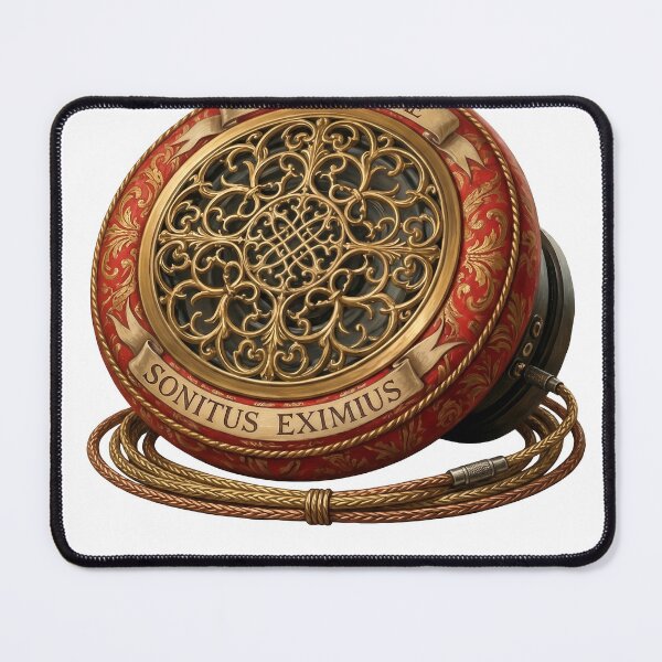 Item preview, Loudspeaker in Renaissance style AI image. designed and sold by Aleatoriopqp.