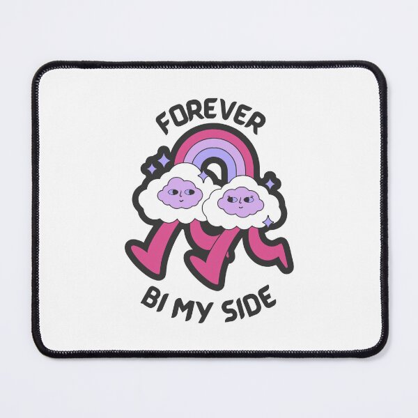 Item preview, Forever Bi My Side - Bisexual Pride Graphic Sticker designed and sold by tzemmy.