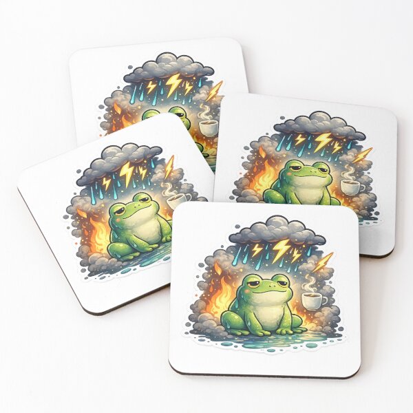 Item preview, Unbothered Frog Chaos Vibes designed and sold by Hoffmann-Shop.