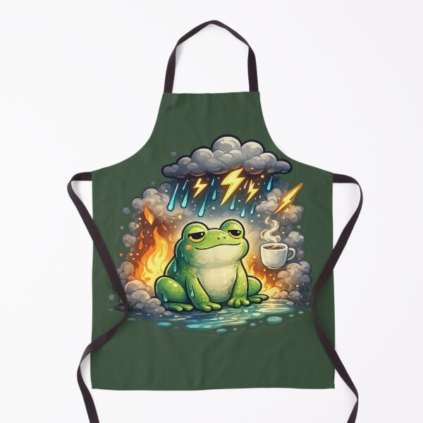 Item preview, Unbothered Frog Chaos Vibes designed and sold by Hoffmann-Shop.