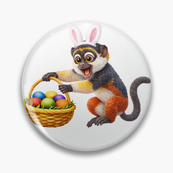 Item preview, Easter Guenon Monkey designed and sold by Sillytoe.