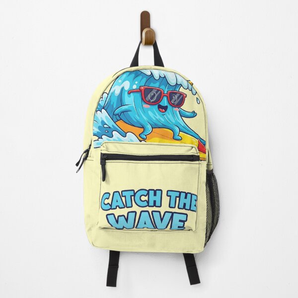 Item preview, Catch the Wave – Cool Surfing Wave Cartoon Design designed and sold by Sea Gem.