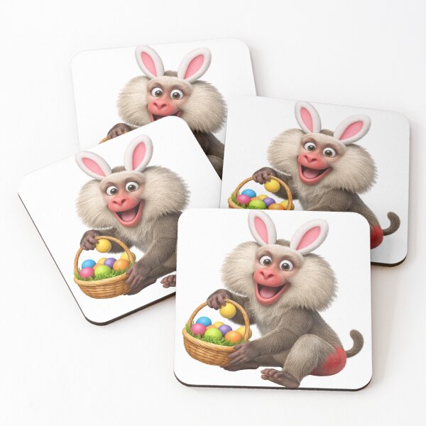 Item preview, Easter Hamadryas Baboon designed and sold by Sillytoe.