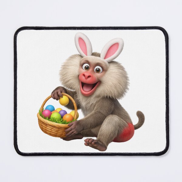 Item preview, Easter Hamadryas Baboon designed and sold by Sillytoe.