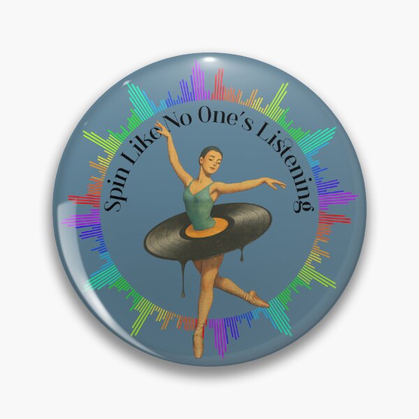 Item preview, Spin Like No One’s Listening – Ballet Vinyl Record Dancer Music Design designed and sold by Sachie's Studio.
