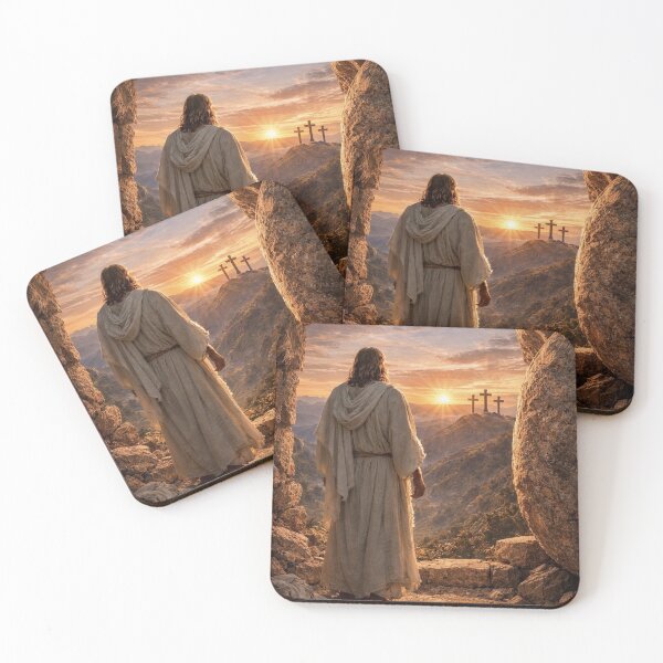 Item preview, Jesus Resurrection Wall Art, Empty Tomb Sunrise, Christian Faith Print, He Is Risen Cross Scene designed and sold by FaithDesigns89.