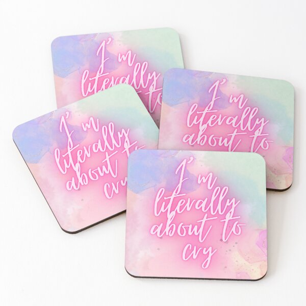 Item preview, I'm Literally About to Cry Quote Graphic designed and sold by tzemmy.