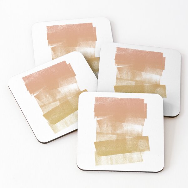 Item preview, Swatch Sample Textured Monoprint - Coral to Saffron Gradient designed and sold by Irene Estelle.
