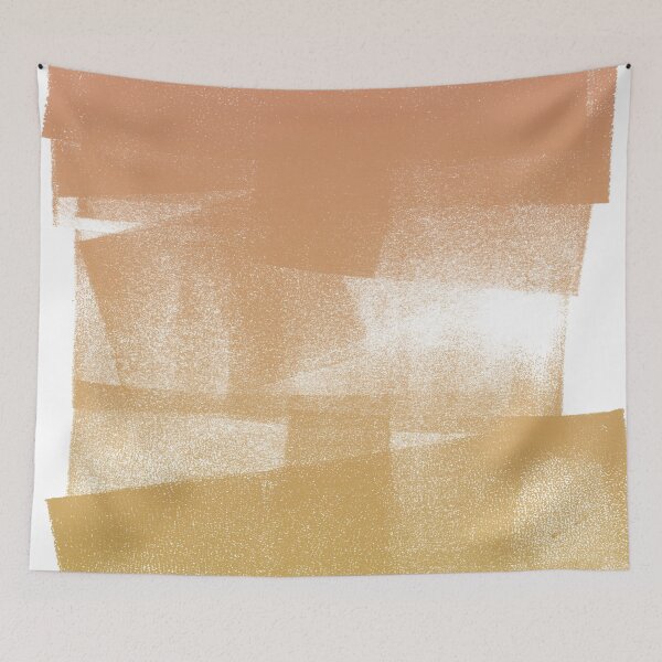 Item preview, Swatch Sample Textured Monoprint - Coral to Saffron Gradient designed and sold by Irene Estelle.