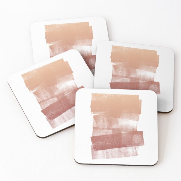 Item preview, Swatch Sample Textured Monoprint - Melon to Ruby Gradient designed and sold by Irene Estelle.
