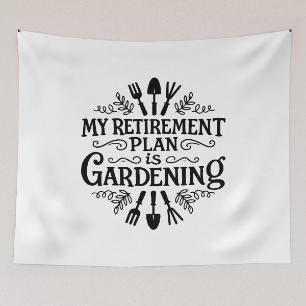 Item preview, my retirement plan is gardening,Funny Retirement designed and sold by CloudyPress.