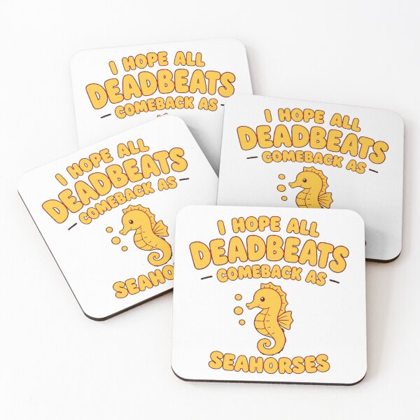 Item preview, deadbeats to seahorses y designed and sold by Empressweirdo.