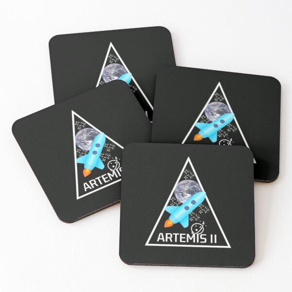 Item preview, Artemis II Rocket Emblem — Back to the Moon Design designed and sold by Yasmine Mohammed.
