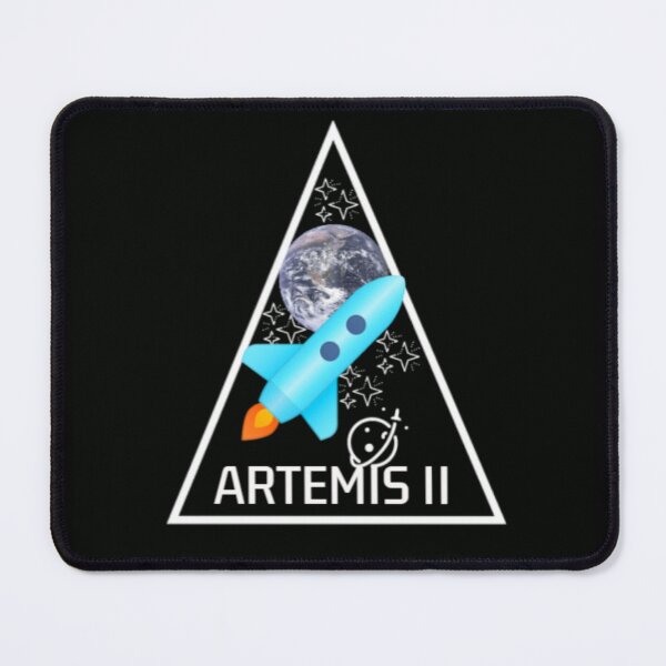 Item preview, Artemis II Rocket Emblem — Back to the Moon Design designed and sold by Yasmine Mohammed.