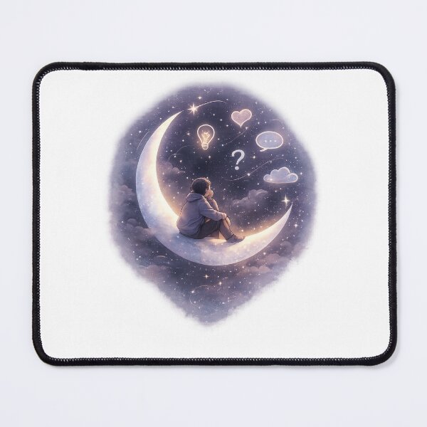 Item preview, Late Night Thoughts on the Moon designed and sold by Hoffmann-Shop.