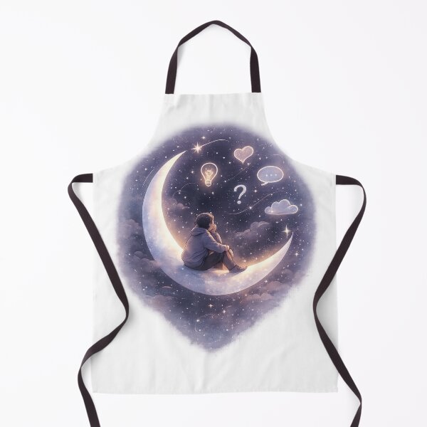 Item preview, Late Night Thoughts on the Moon designed and sold by Hoffmann-Shop.