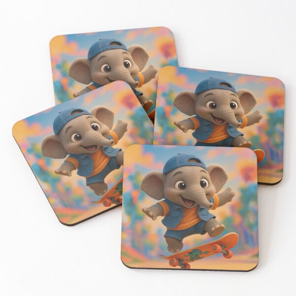 Item preview, Skater Sri Lankan Elephant designed and sold by Sillytoe.