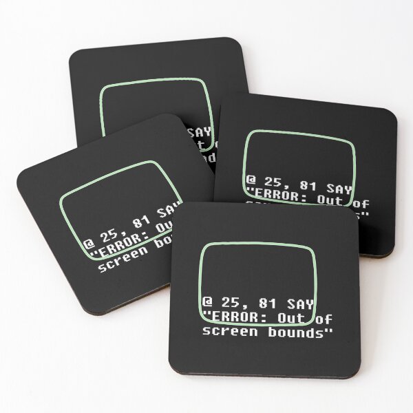 Item preview, Out of Screen Bounds - Retro Compiler Error designed and sold by irqzero.