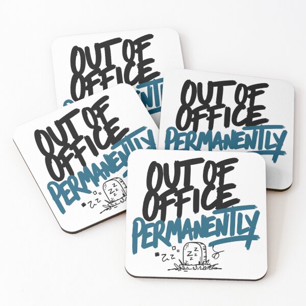 Item preview, Out Of Office Permanently Sarcastic Typography designed and sold by IslandTyped.