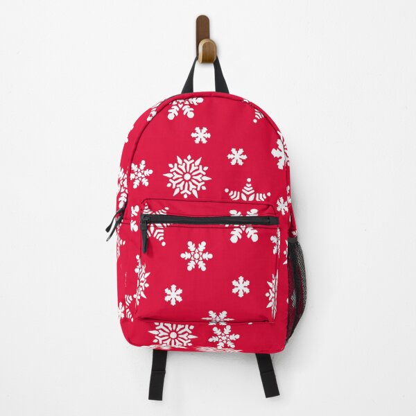 Item preview, Snow Flurries – Classic Red Snowflake Pattern designed and sold by Lainey1978.
