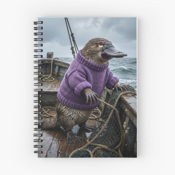Item preview, Platypus Fishes the Rough Waters of the North Sea designed and sold by Tridentulus.