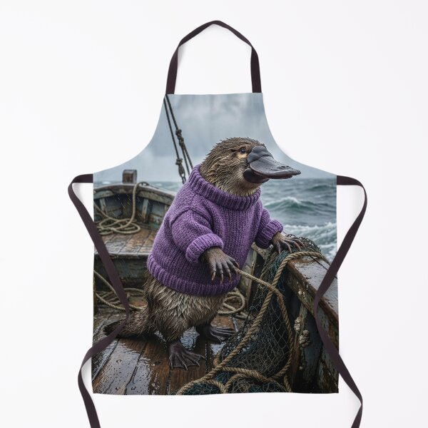 Item preview, Platypus Fishes the Rough Waters of the North Sea designed and sold by Tridentulus.