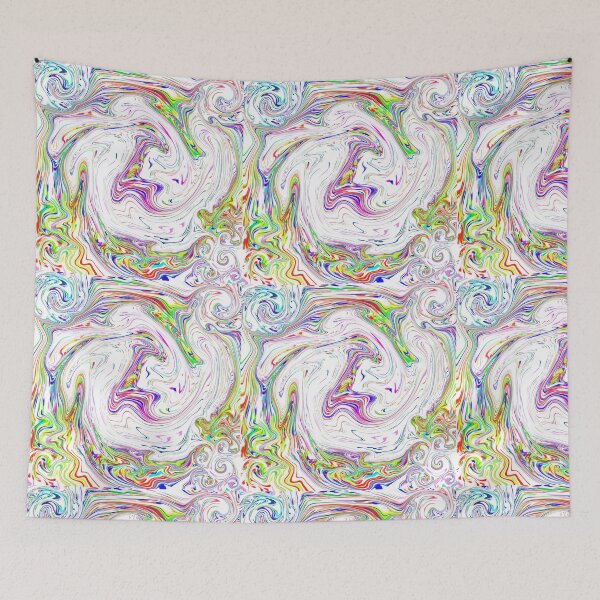 Item preview, Vibrant Rainbow Swirl Ring Explosion  designed and sold by Naked Drop.