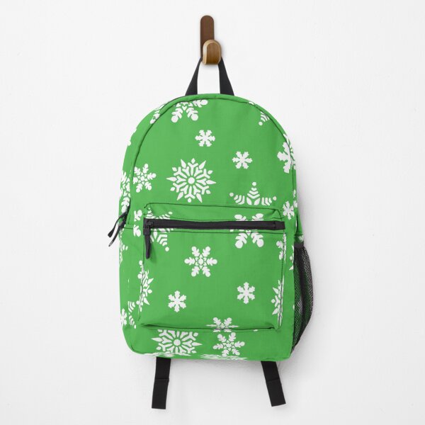 Item preview, Snow Flurries – Bright Green Snowflake Pattern designed and sold by Lainey1978.