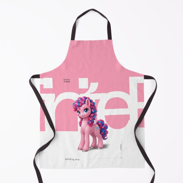 Artikelvorschau, Unendliches Bubble Pony, glänzend pinkfarbener Fantasy-Charakter, Kaugummi-Ästhetik, niedliches, weiches Design entworfen und verkauft von Marcin Jozwiak.